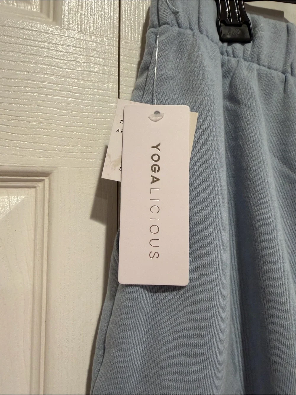 Yogalicious Light Blue Athletic Lounge Shorts - Picture 7 of 8